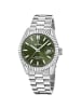 Festina Herrenuhr Stahl/Grün mit Saphirglas