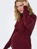 ONLY Strickkleid in Cabernet 1