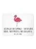 Mr. & Mrs. Panda Whiteboardmagnet Flamingo Classic mit Spruch in Weiß