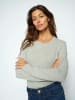 Mos Mosh MMMillie O-LS Regular Tee in Grey Melange