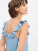 NÜMPH Kleid Nuelida in light stone - 0001