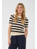 SAINT TROPEZ Strickpullover MilaSZ Gerade Passform in Nightsky Birch Block Stripe