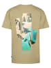 Petrol Industries T-Shirt mit Rückenprint Sol in Braun