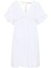 DreiMaster Vintage Damen Kleid in Weiss