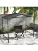 Outsunny Pavillon 277L x 149B x 230H cm Dunkelgrau
