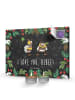 Mr. & Mrs. Panda Duftkerzen Adventskalender Bienen Paar mit Spruch in Kreidetafel