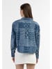 DreiMaster Damen Langarm Bluse in DUNKELMARINER DRUCK