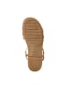 Tamaris Flache Ledersandalen Braun