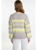 IZIA Pullover in Grau Mehrfarbig