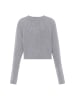myMo Damen Pullover in HELLGRAU MELANGE