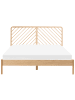Beliani 2-tlg Doppelbett SEPHOS in Braun