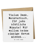 Mr. & Mrs. Panda Deluxe Karte Spruch Danke Koch mit Spruch in Weiß