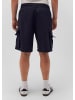 Mavi Jeans Legere Cargo Shorts mit elastischem Bund und Bindeband in Dunkelblau