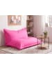 Beliani 2-tlg Sitzsack FUZZY in Rosa