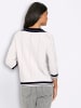 Heine Polopullover in ecru-marine
