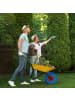 relaxdays Schubkarrenrad in Blau/ Rot - 3.50-6