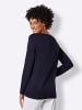 creation L Langarm-Pullover in marine
