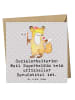 Mr. & Mrs. Panda Deluxe Karte Sozialarbeiterin Heldin mit Spruch in Grau Pastell