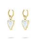 LIEBESKIND BERLIN Creolen - Glass Heart in gold