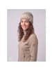 Eisbär Strickmütze aus Bio-Baumwolle für Damen in beige