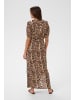 Kaffe Kleid KAisolde Regular fit in Naturel Leopard Print