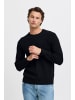 BLEND Strickpullover BHPullover 20717263 modischer Strickpullover in Schwarz