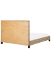 Beliani Doppelbett SALBRIS in /Braun - (W) 172 x (H) 120 x (L) 213 cm