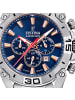 Festina Analog-Armbanduhr Festina Chrono Bike silber extra groß (ca. 46mm)