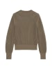 Marc O'Polo Ajour-Strickpullover slim in milky brown