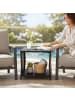 relaxdays Balkontisch in Braun - (B)45 x (H)40 x (T)45 cm