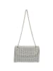 faina Women Flap Bag in Silver