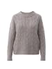 Finn Flare Rundhalspullover Classic in beige