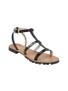 Les Tropéziennes par M Belarbi Ledersandalen „Les Hexom“ Schwarz