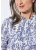 GOLDNER Kleid Kleid in marine / weiß / gemustert