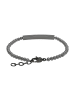 JOOP! Armband Edelstahl, IP Gun in Grau