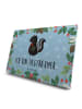 Mr. & Mrs. Panda Adventskalender Stinktier Blume mit Spruch in Eisblau