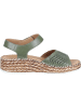 manitu Klassische Sandaletten in grün