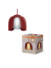 Osram Decor Corolle Pendelleuchte E27 Rot Metall Glas