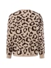 ONLY Strickpullover ONLJade Animal in beige schoko - 0001