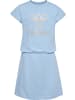 Hummel Minikleid "Hmlflowy Dress S/S" in Blau