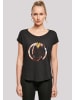 F4NT4STIC Long Cut T-Shirt Marvel Superhelden Iron Man Montage Symbol in schwarz