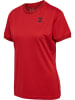 Hummel Hummel T-Shirt Hmlq4 Multisport Damen Atmungsaktiv Feuchtigkeitsabsorbierenden in POMPEIAN RED