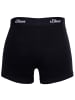 s.Oliver Boxershort 3er Pack in Schwarz