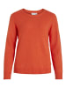 Vila Strickpullover in Tigerlily