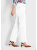 GOLDNER Bequeme Jeanshose VERA in weiß