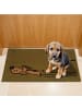 relaxdays Fußmatte "Hund" in Grün - (B)60 x (T)40 cm