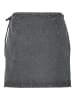 Pieces Wickelrock in Grey Denim