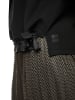 MARC CAIN Kastiges T-Shirt mit Kordelzug in Schwarz