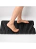 relaxdays Badewannenmatte in Schwarz - (B)97 x (T)39 cm