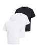 Jack & Jones T-Shirt Organic Relaxed in Weiß / schwarz